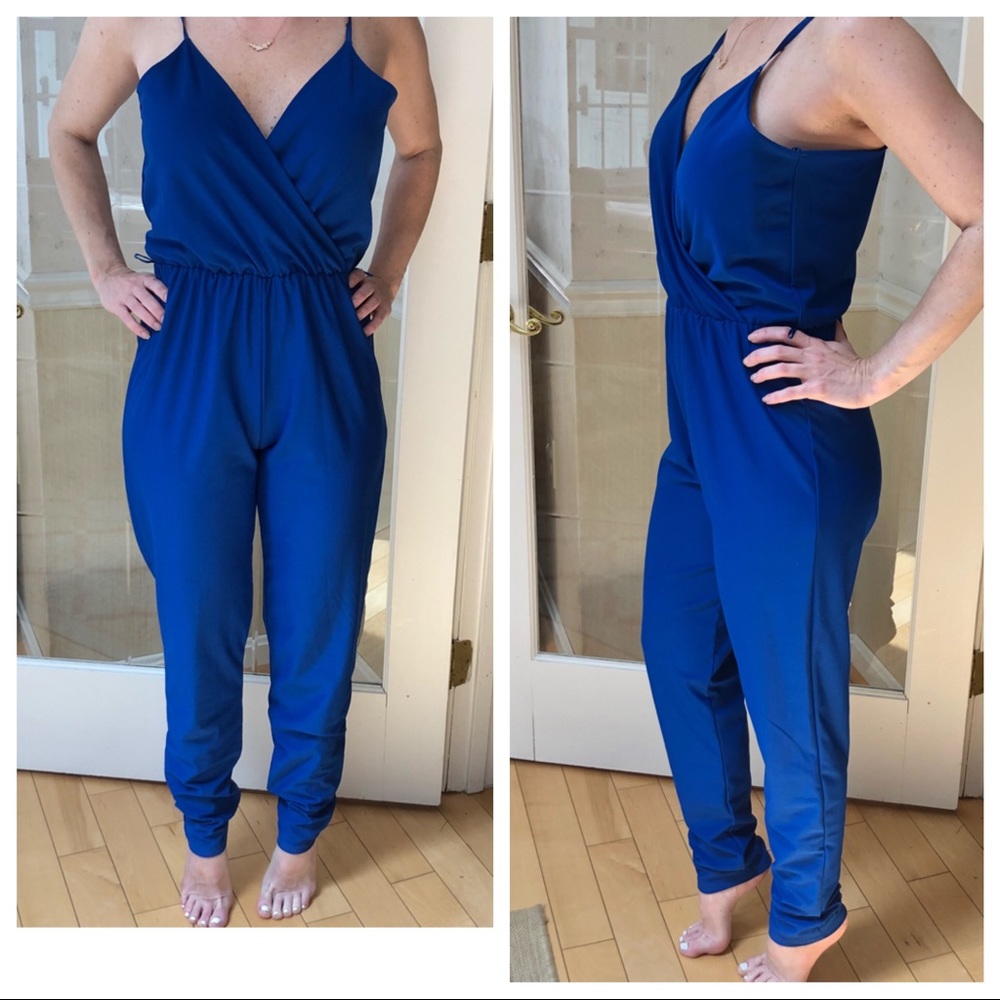 Boohoo Spaghetti Strap Jumpsuit